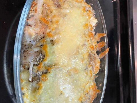 ヘルシーな豆腐グラタン